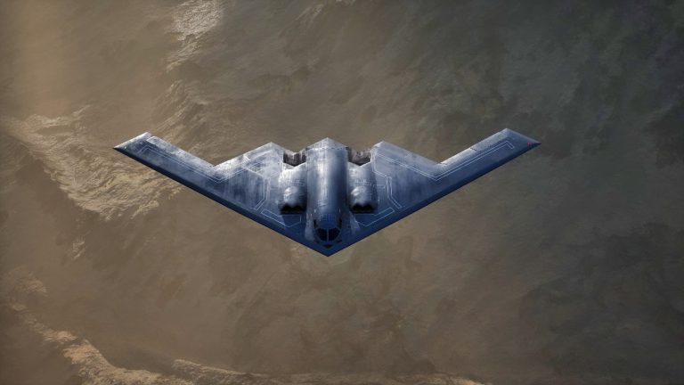 A US B-2 Spirit stealth bomber, the aircraft used in Operation Midnight Hammer to strike Iranian nuclear facilities in June 2025
