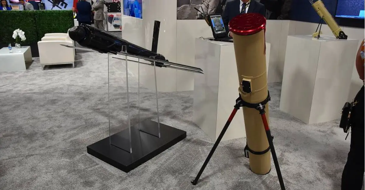 AeroVironment's Switchblade 600 loitering munition — a US Army anti-tank drone that circles the battlefield until it identifies its target, then strikes with precision