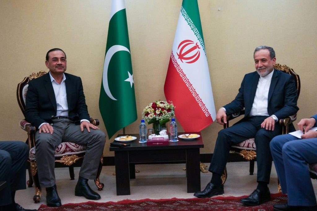 Iran's Foreign Minister Abbas Araghchi during his visit to Pakistan in April 2026 — Pakistan's mediation between Washington and Tehran produced the April 8 ceasefire ending 40 days of open US-Iran military confrontation