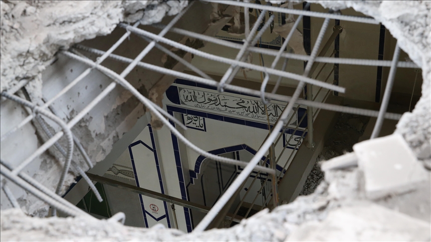 Damage to a mosque and civilian buildings in Pakistan following Indian missile strikes during Operation Sindoor in May 2025